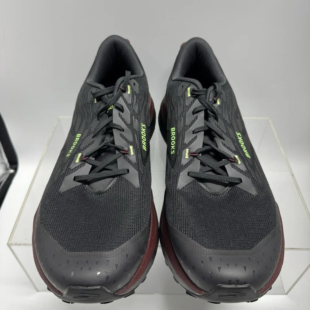 Brand New Brooks Cascadia 19 Black Trail Running Shoes 1104571D028 Men's Size 14